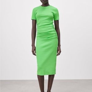 Zara dress brand new with tags- green